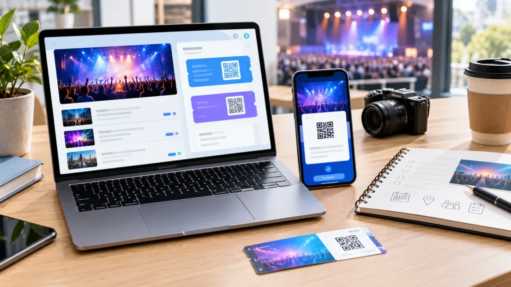 Digital ticketing and event planning concept for Bilieter