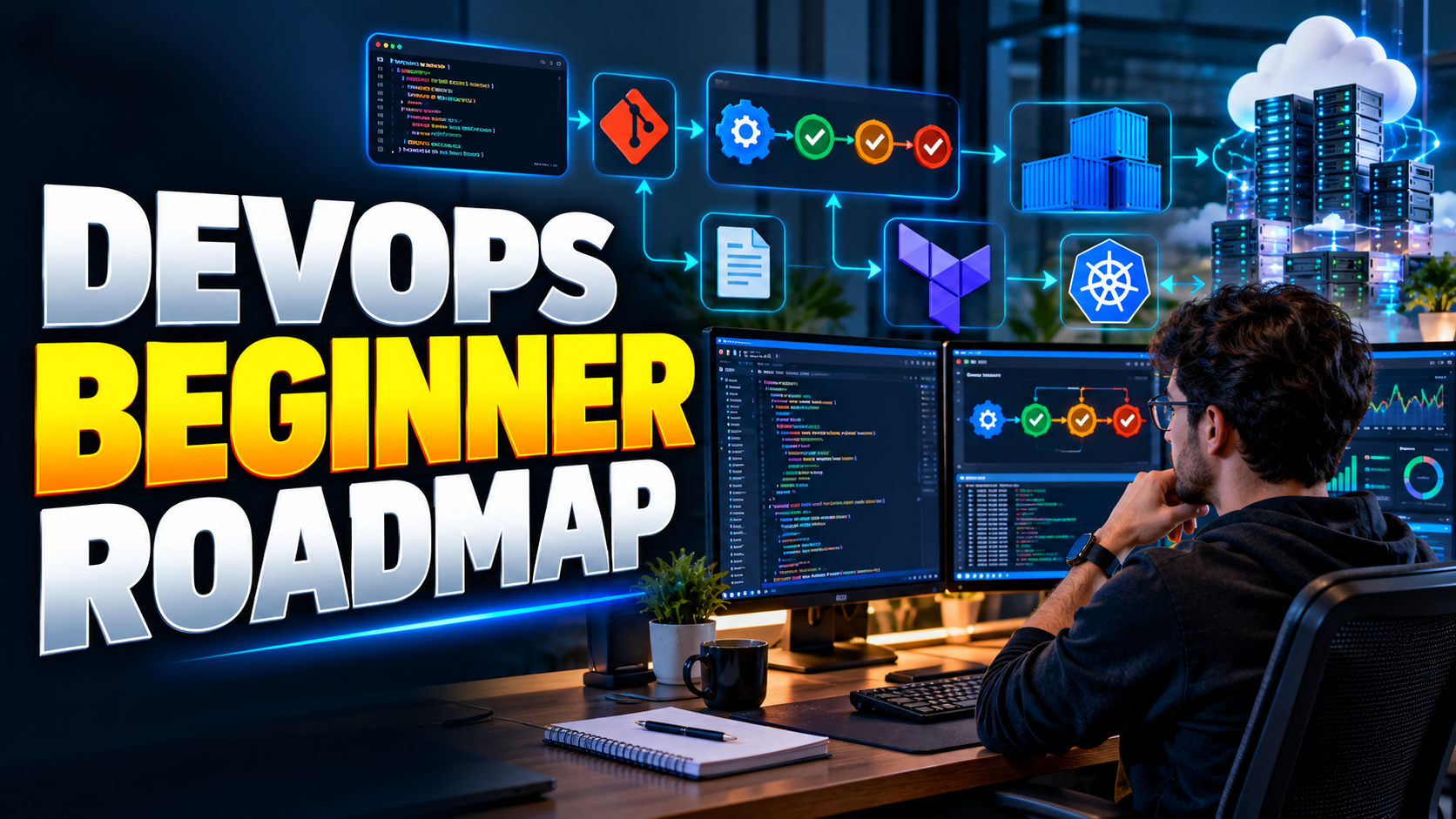 Droven.io DevOps tutorials beginner roadmap for learning DevOps tools and cloud workflows