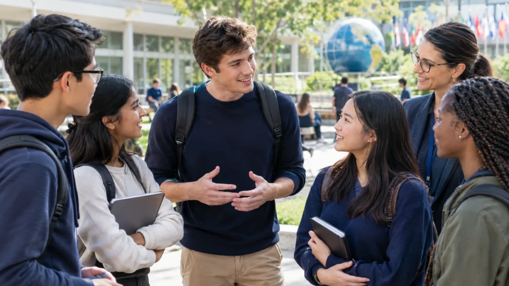 MIT students participating in international teaching and cultural exchange