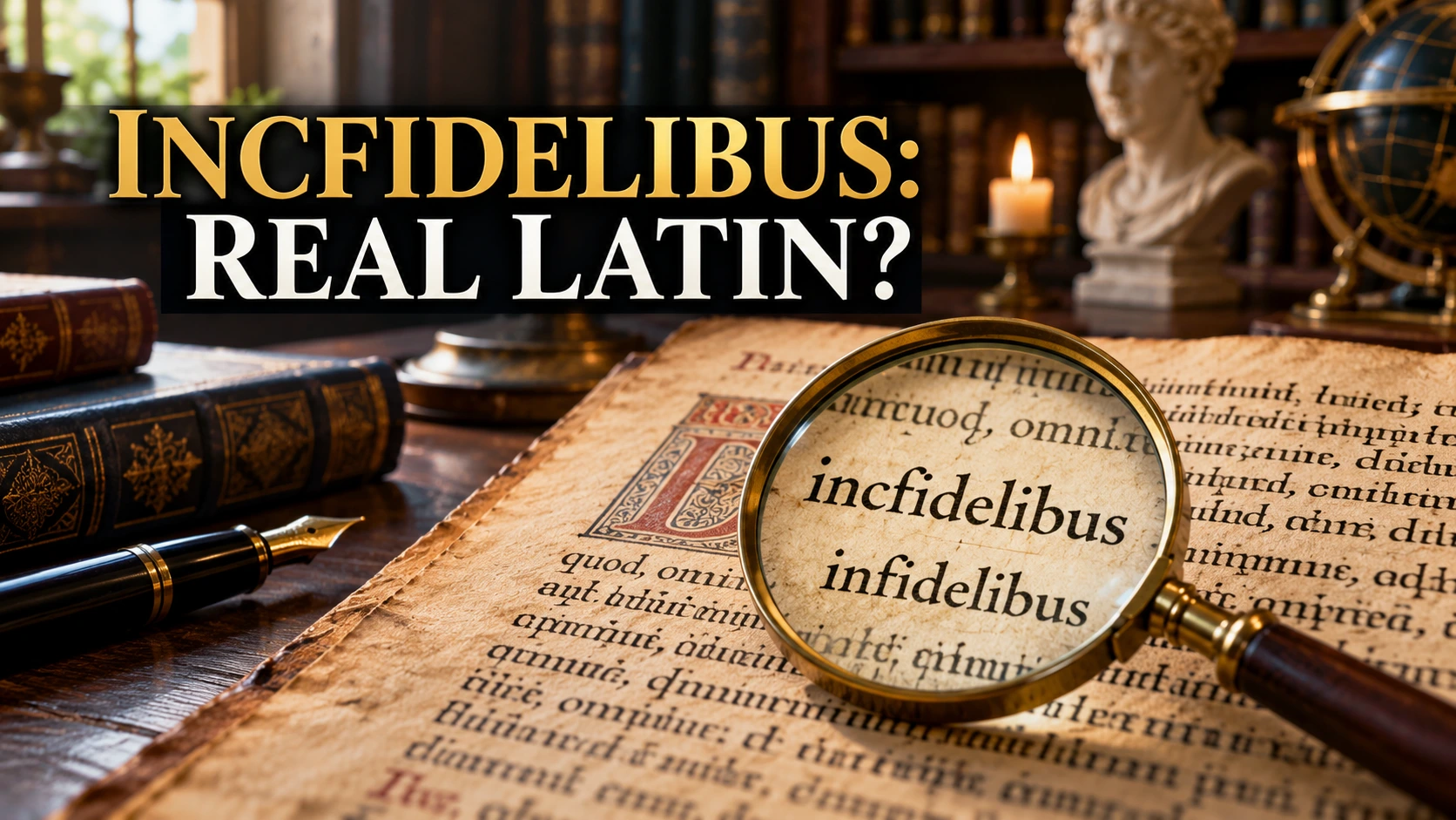 Incfidelibus meaning and Latin word explanation