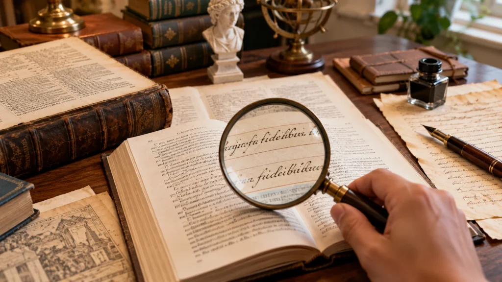 Incfidelibus vs infidelibus Latin spelling comparison