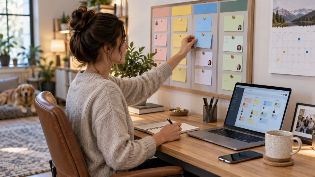 Keibann-style task tracking and workflow management