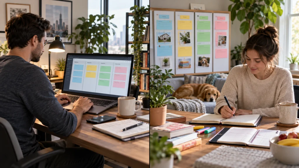 Keibann-style task management for work and personal planning