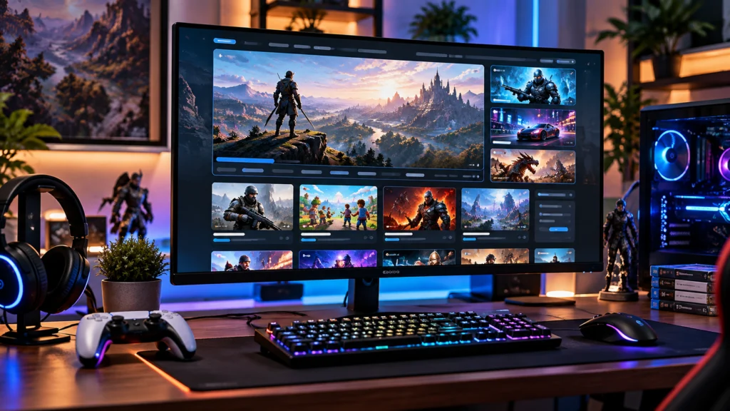 PlayBattleSquare.com gaming website concept with guides and gaming content