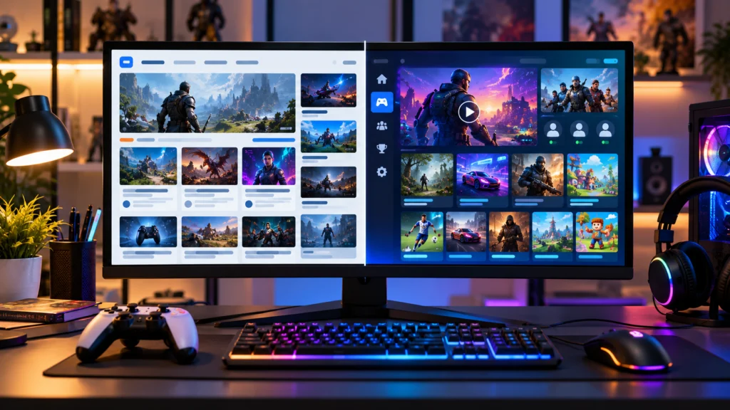 PlayBattleSquare gaming blog compared with a traditional gaming platform