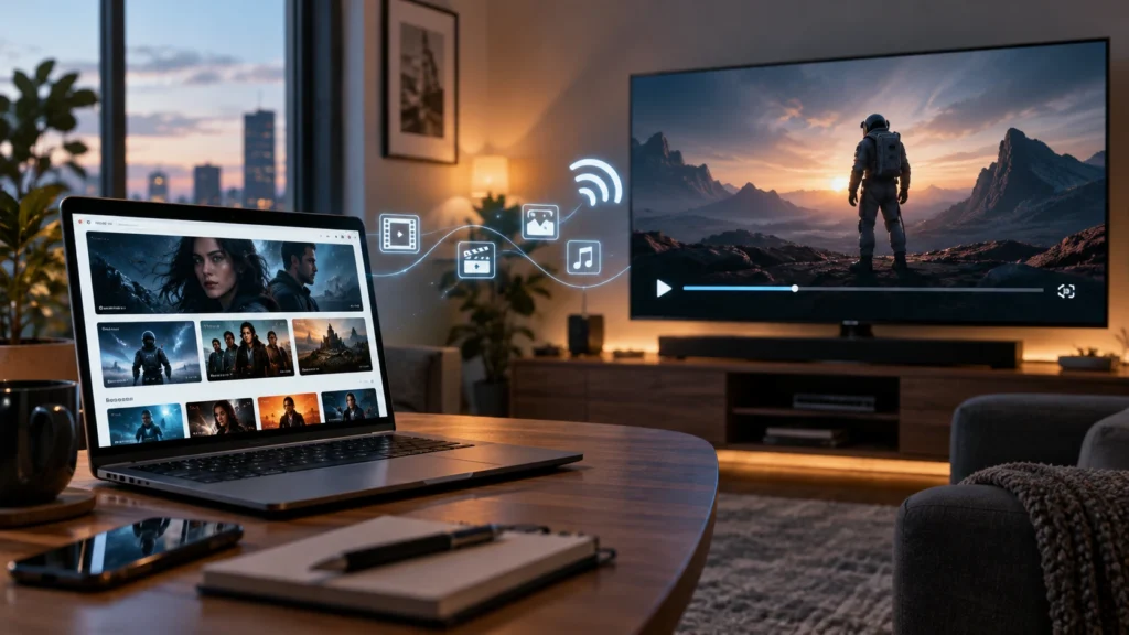 Voddler streaming service and online entertainment concept