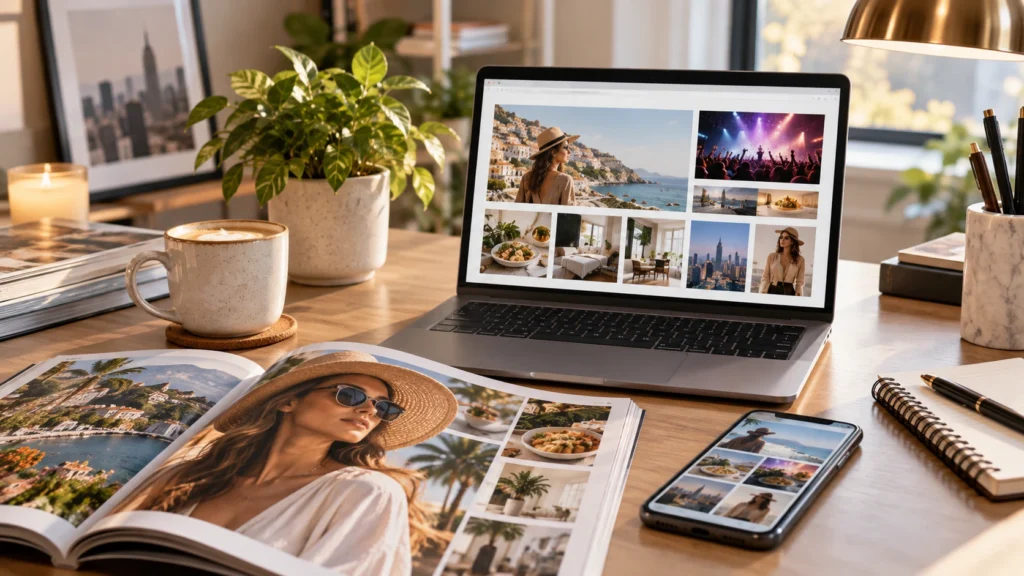 Digital magazine publication representing what Noidle Magazine is